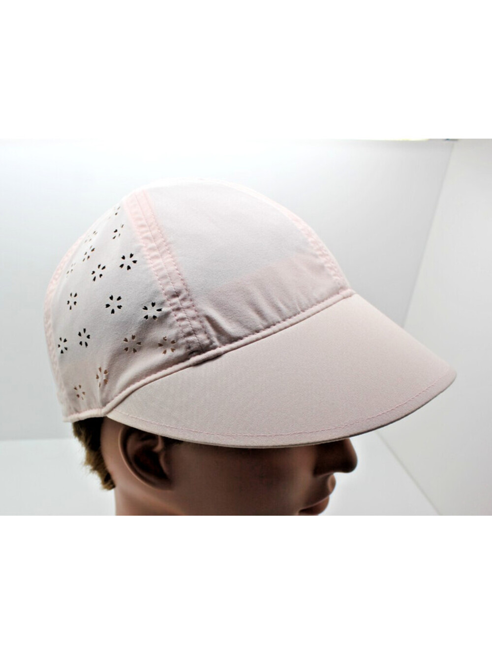 Lululemon Speed Demon Run floral Eyelet Lasercut Cutout Running Hat Parfait Pink